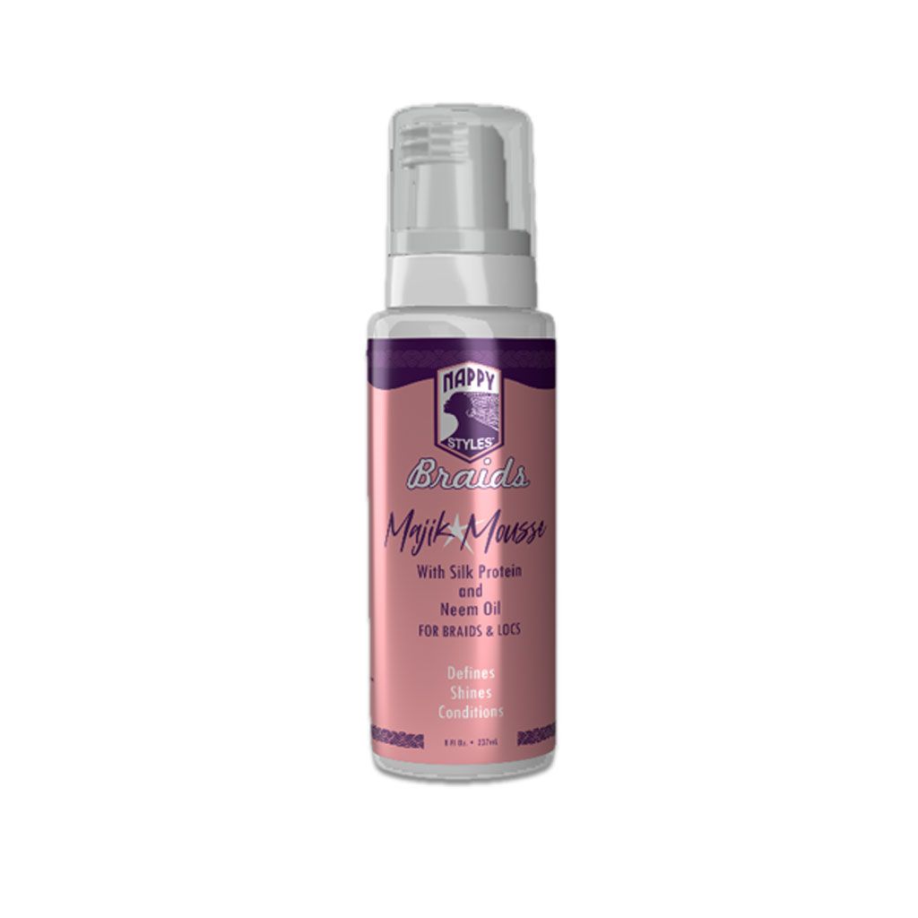 Nappy Styles Braid Majik Mousse 8 oz.