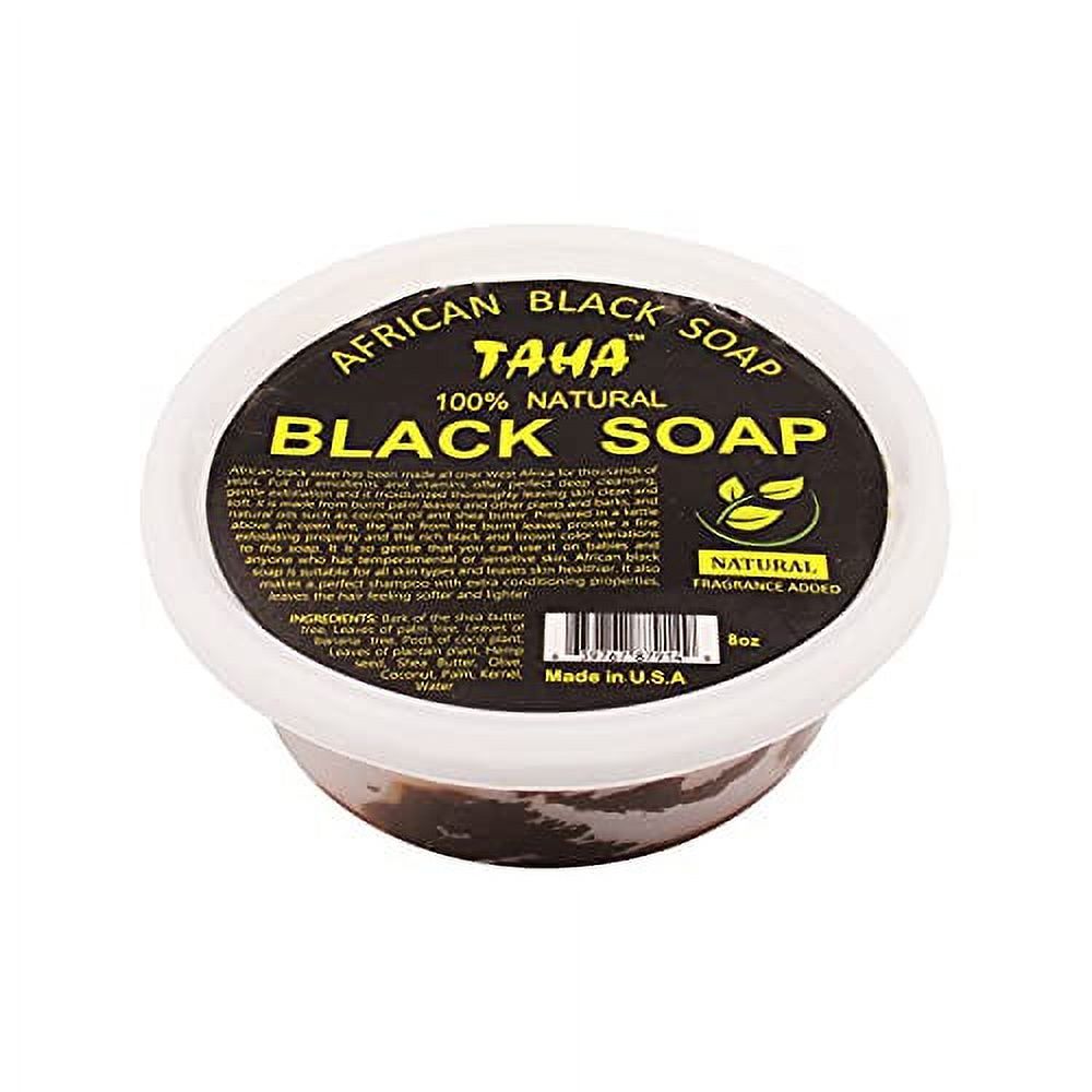 Taha African Black Soap 8 oz.