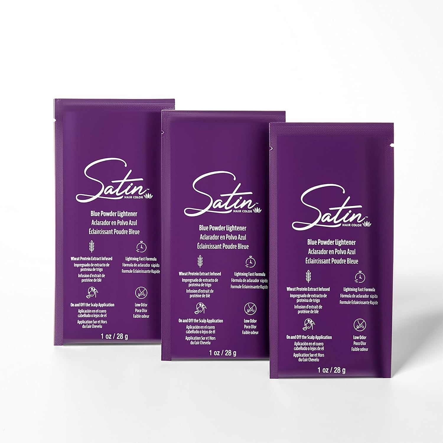 Satin Blue Powder Lightener Pack 1 oz