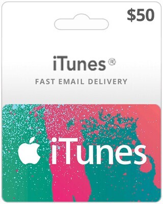 APPLE ITUNES CARD USD $50.00