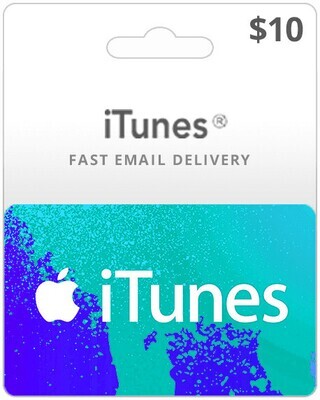 APPLE ITUNES CARD USD $10.00