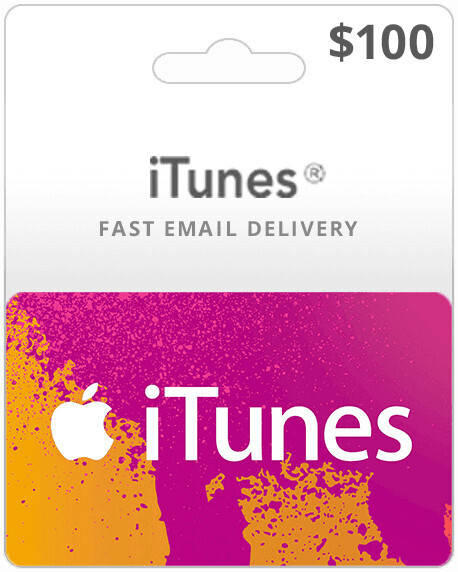 APPLE ITUNES CARD USD $100.00