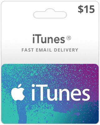 APPLE ITUNES CARD USD $15.00