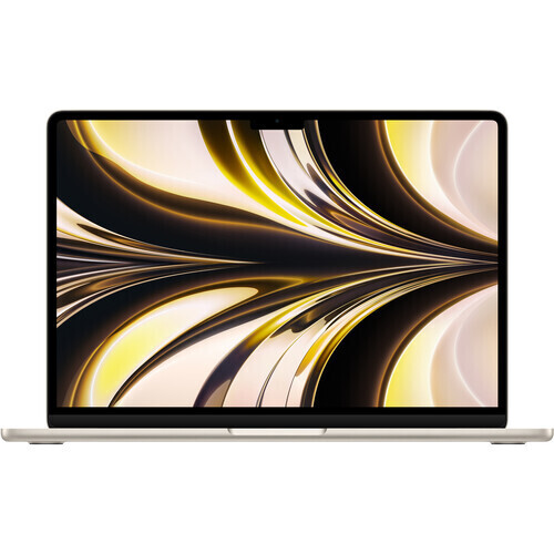MacBook Air 13.6&quot; with Retina Display, M2 Chip with 8-Core CPU and 8-Core GPU, 8GB Memory,256GB SSD, Starlight, Mid 2022
