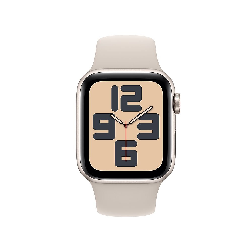 Apple Watch SE GPS 40mm Starlight Aluminium Case with Starlight Sport Loop