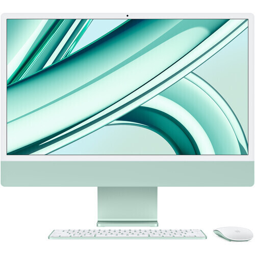 Apple 24&quot; iMac with M3 Chip (LATE 2023, GREEN) Apple M3 8-Core CPU 8 GB Unified RAM | 256GB SSD 24&quot;&quot; 4480 x 2520 Retina Display 8-Core GPU | 16-Core Neural Engine