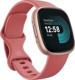 Fitbit Versa 4 Smartwatch - Pink Sand/Copper Rose