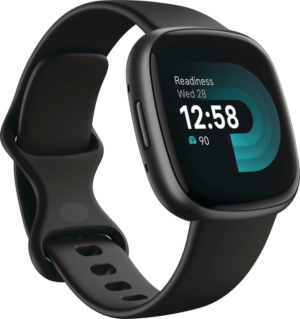 Fitbit Versa 4 Smartwatch - Black/Graphite