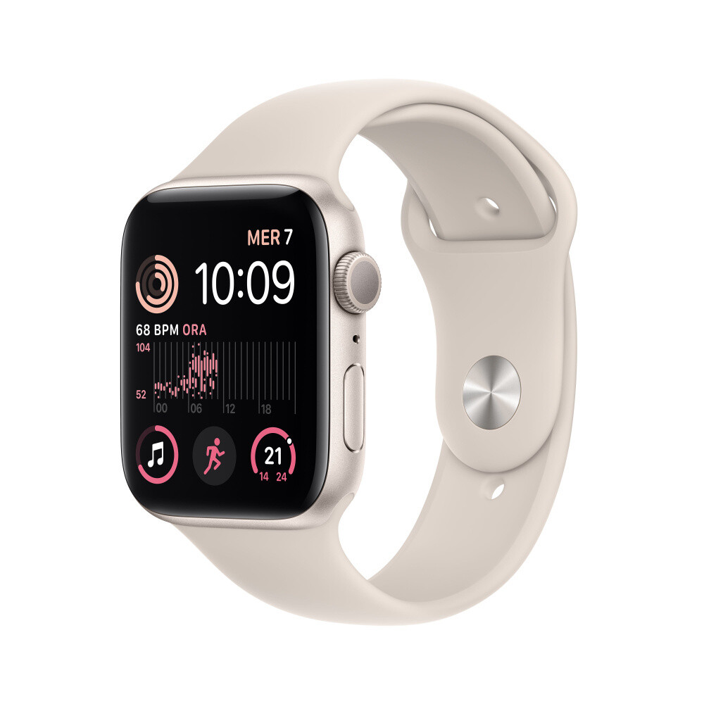 Apple Watch SE GPS 44mm (2nd Gen) Starlight Aluminum