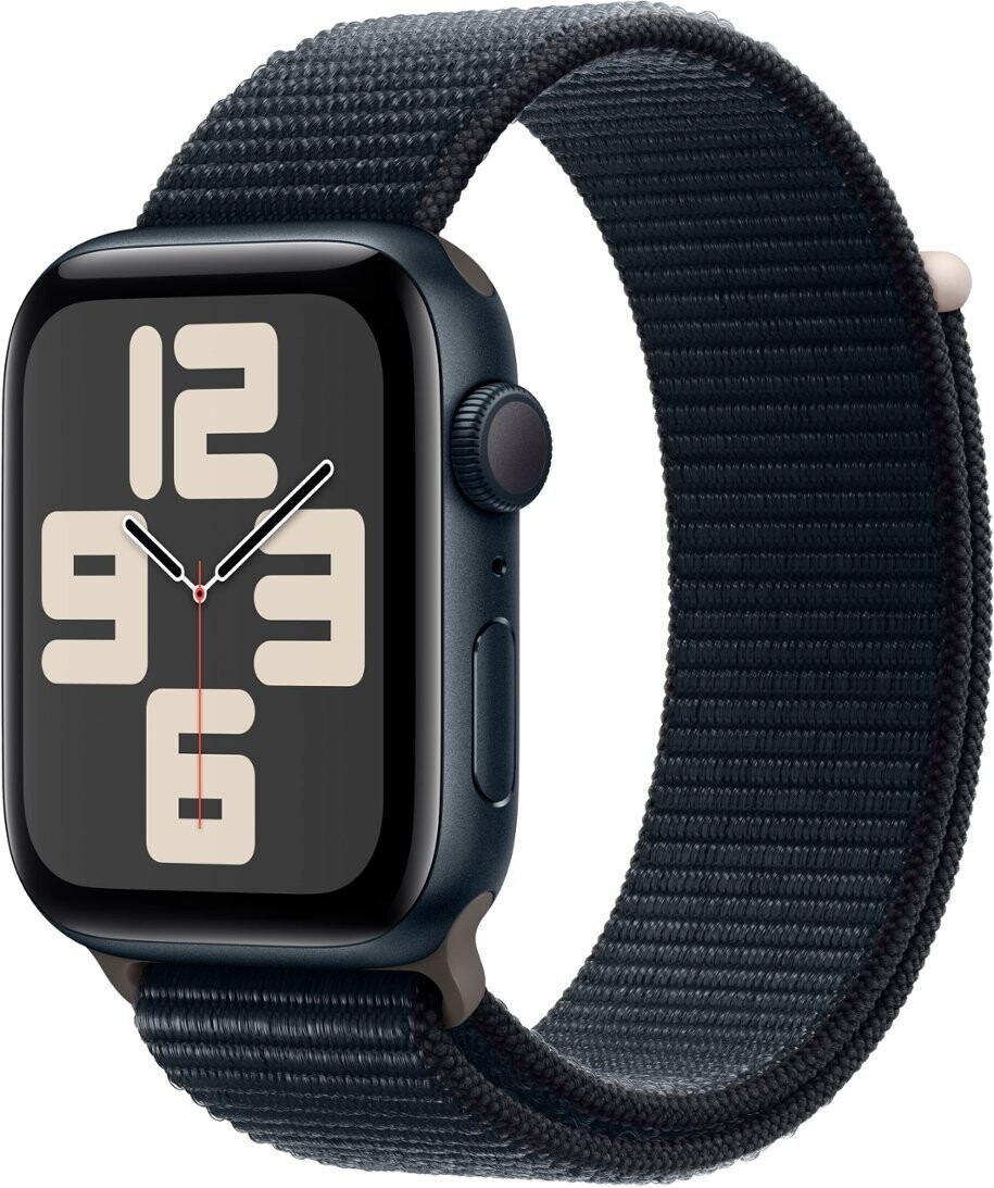 Apple Watch SE (2nd Gen) (2023) GPS 44mm Midnight Aluminum Case with Midnight Sport Loop