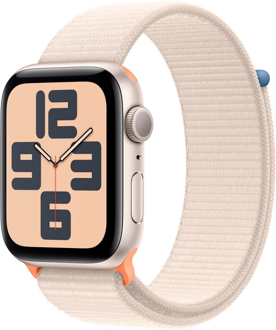 Apple Watch SE (2nd Gen) (2023) GPS 40mm Starlight Aluminum Case with Starlight Sport Band - S/M