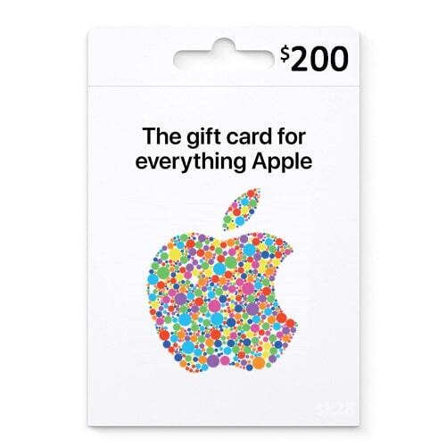 APPLE ITUNES CARD USD $200.00