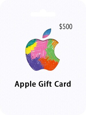 APPLE ITUNES CARD USD $500.00