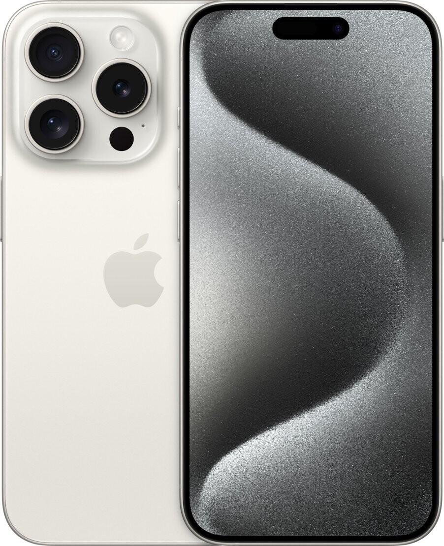 Apple iPhone 15 Pro 128GB White Titanium Factory Unlocked