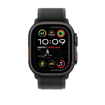 Apple Watch Ultra 2 GPS + Cellular 49mm Black Titanium Case with Black Ocean Band