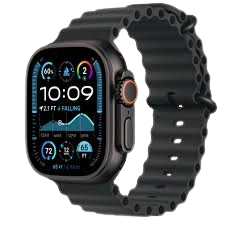 Apple Watch Ultra 2 GPS + Cellular 49mm Black Titanium Case with Black Trail Loop - M/L