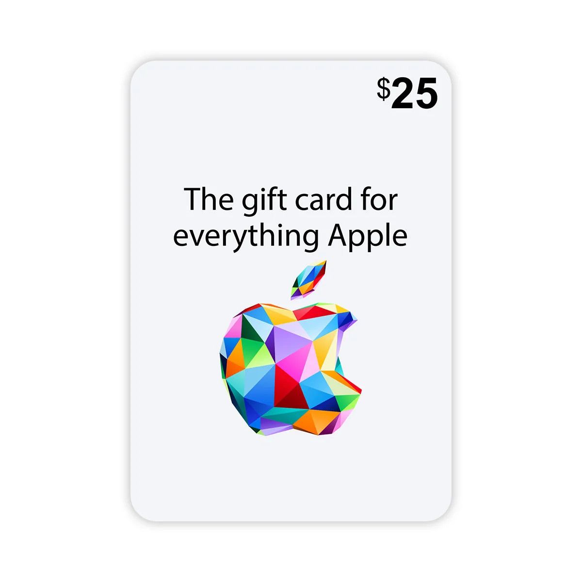 APPLE ITUNES CARD USD $25.00