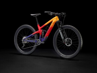 Trek Top Fuel 9.8 XT Marigold to Red to Purple Abyss Fade