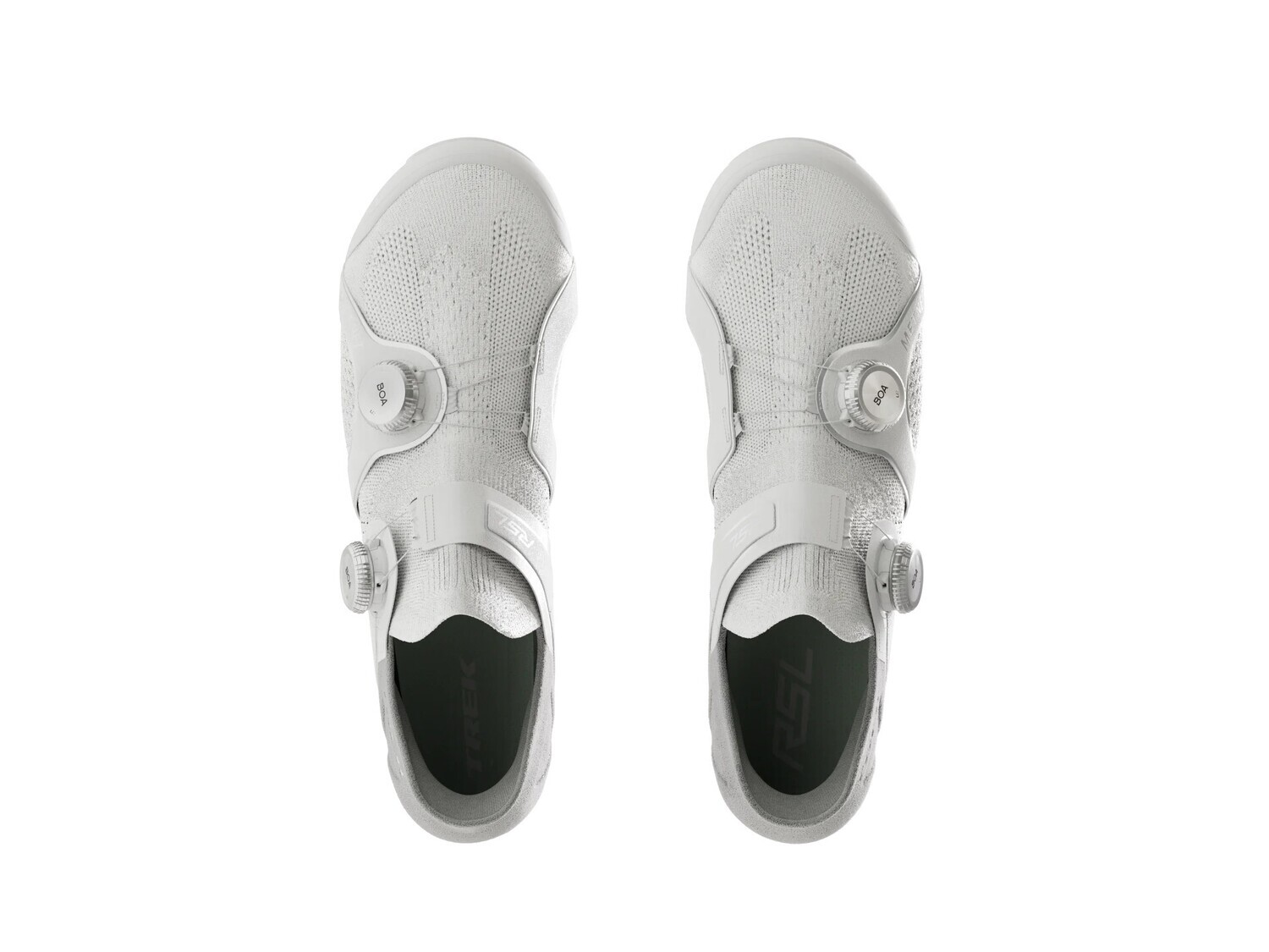 Trek RSL Knit Road Cycling Shoe White/Silver