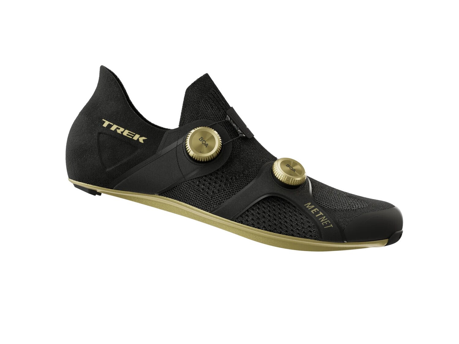 Trek RSL Knit Road Cycling Shoe Black/Gold