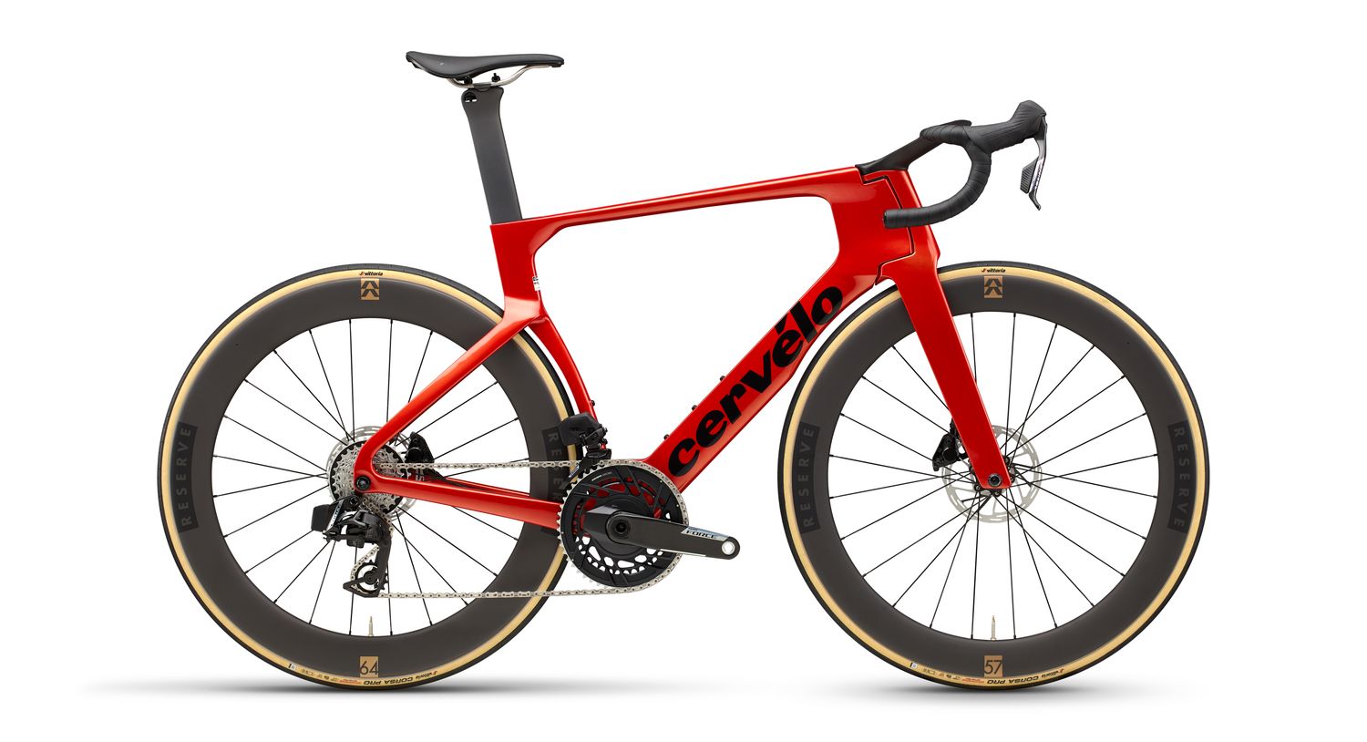 Cervélo S5 Force AXS  Carnelian 54 + DT 180 + Selle Italia Novus Evo Carbon