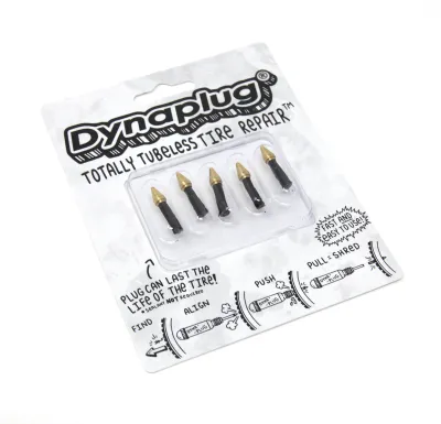 Dynaplug Tubeless Tire Repair Plugs, Pointed Soft Nose Tip /5 pack
