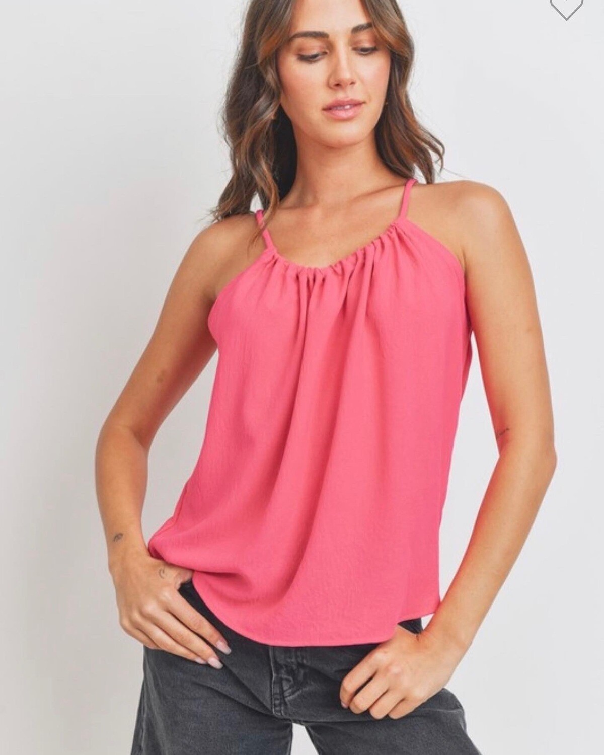 Cherish Halter Top, Color: Pink, Size: L