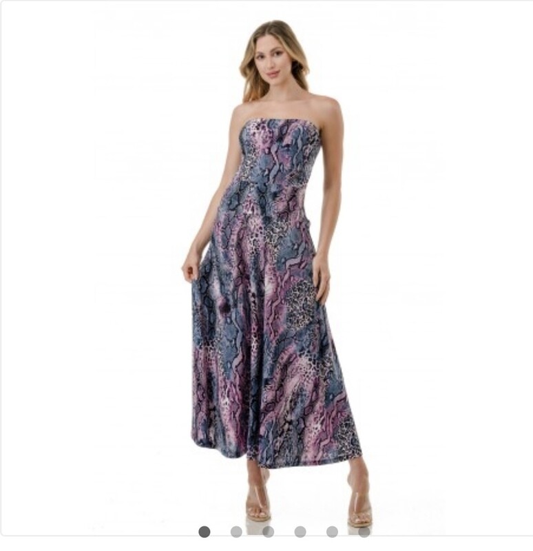 Ariella Tube Flare Maxi Dress