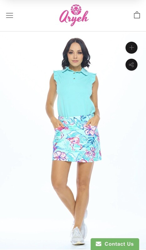 Aryeh Side Slit Skort