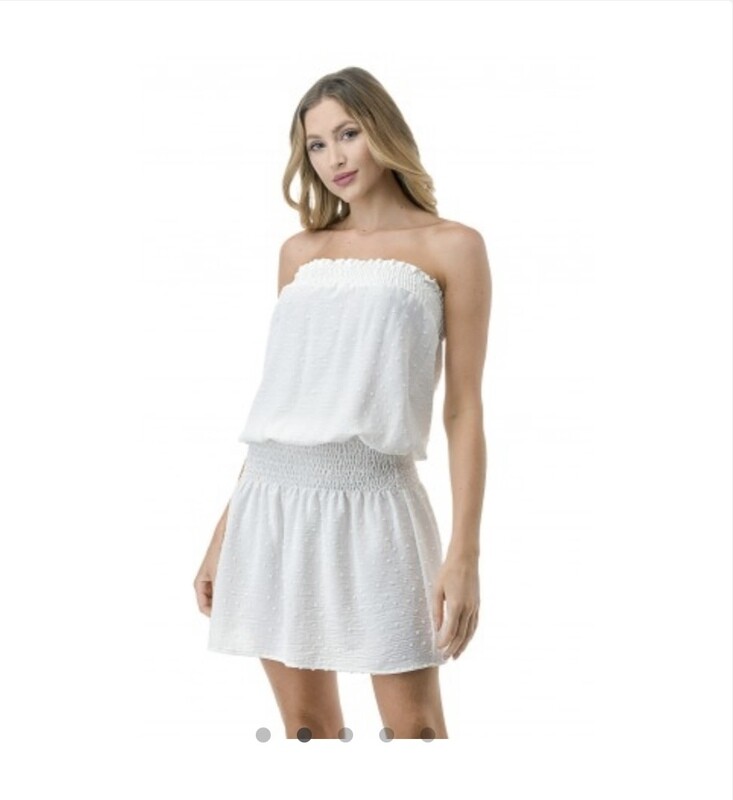 Ariella Smocking Tube Dress