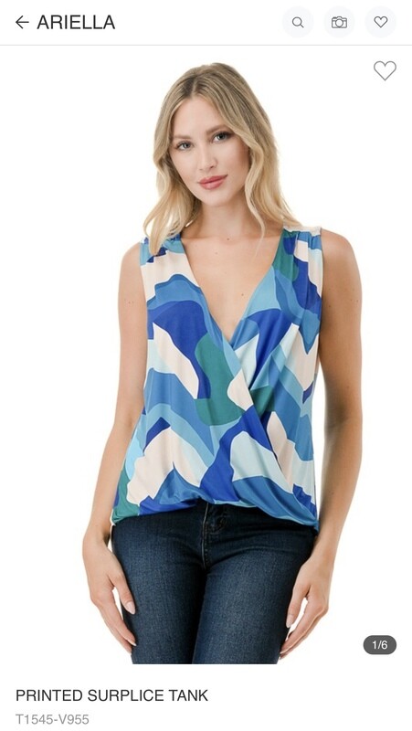 Ariella Printed Tank