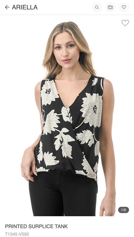 Ariella Printed Tank