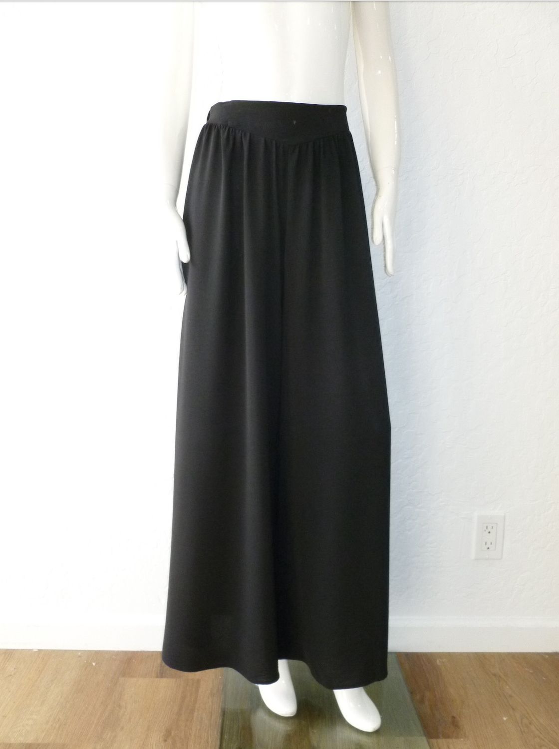KLD Solid Wide Leg Pant, Color: Black, Size: S