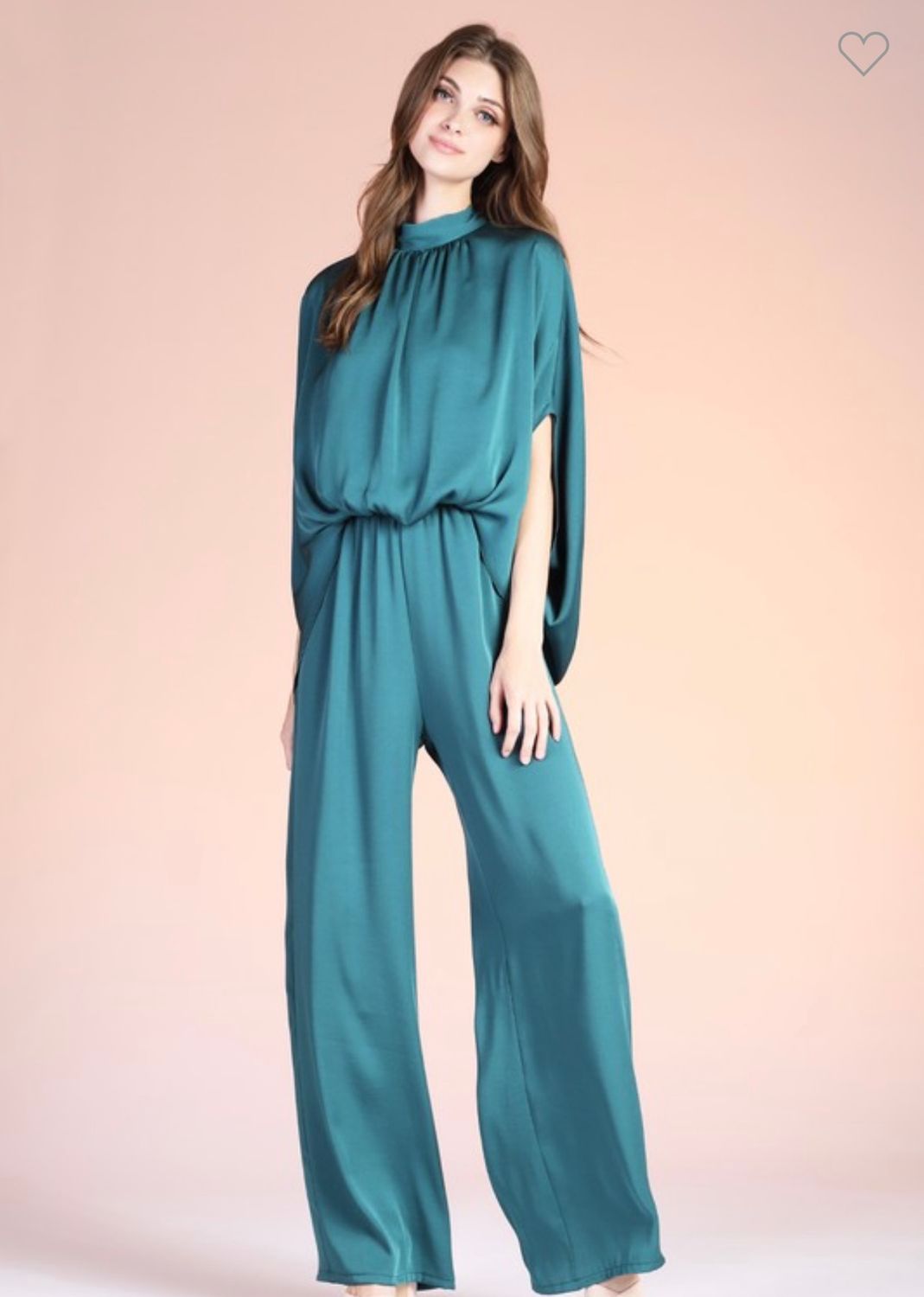 Tyche Washed Jumpsuit, Color: Hunter Green, Size: S