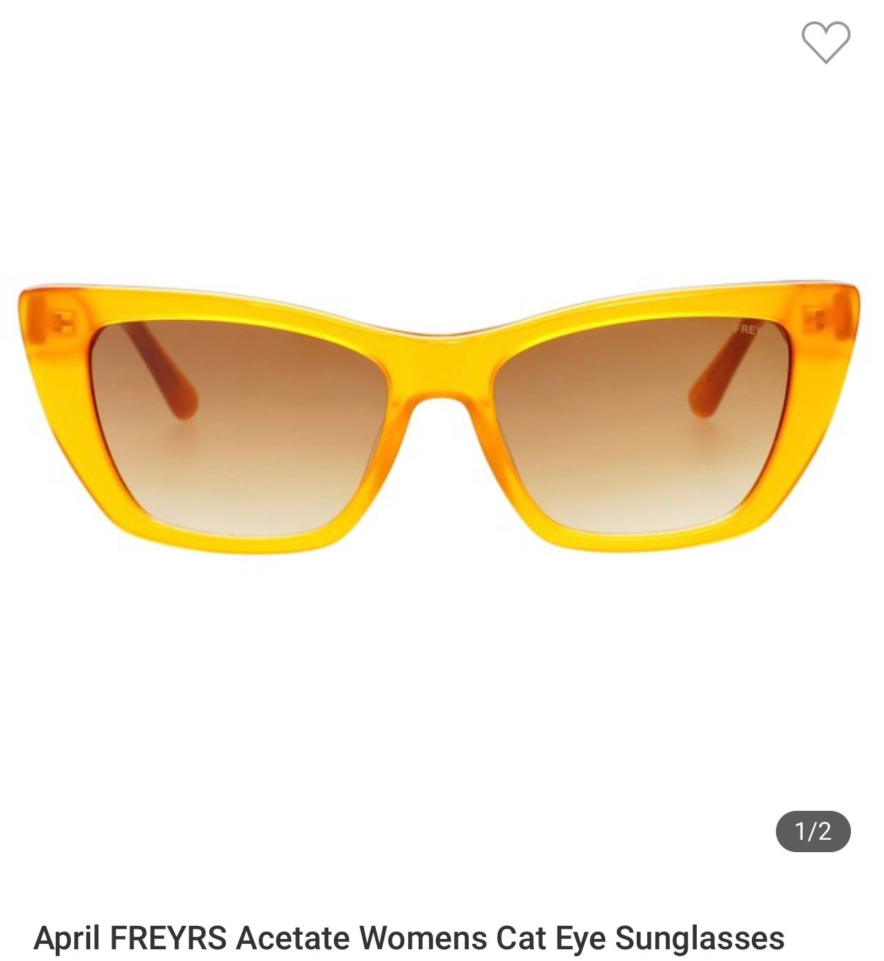 Sunglasses April by Freyrs, Color: Orange