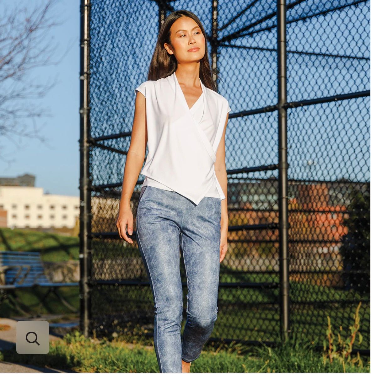 Clara Sun Woo Crossover Top, Size: XS, Color: White
