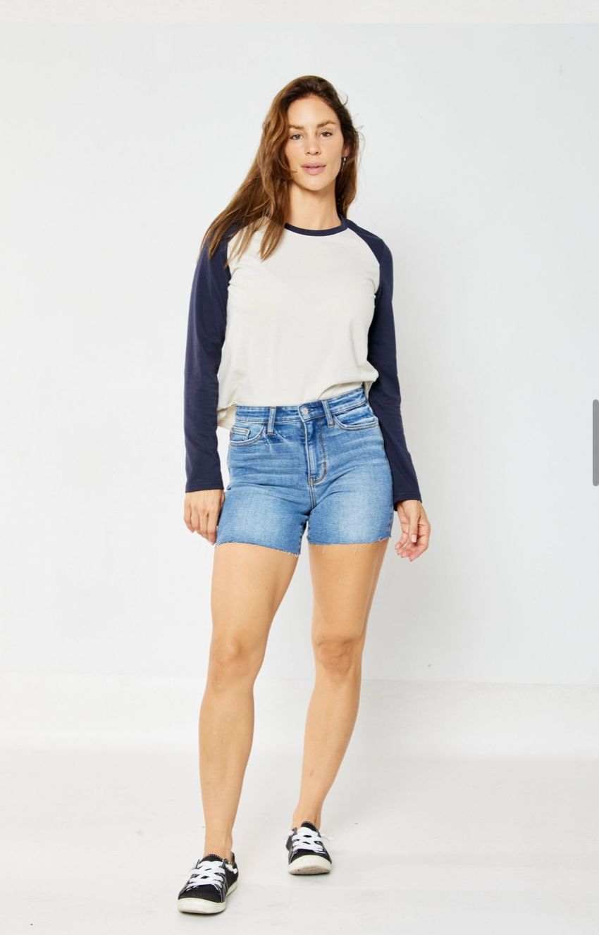 Judy Blue High Waist Short, Color: MD, Size: S