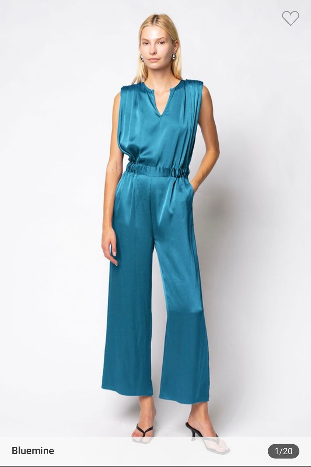 Naked Zebra Jumpsuit, Color: Bluemine, Size: S