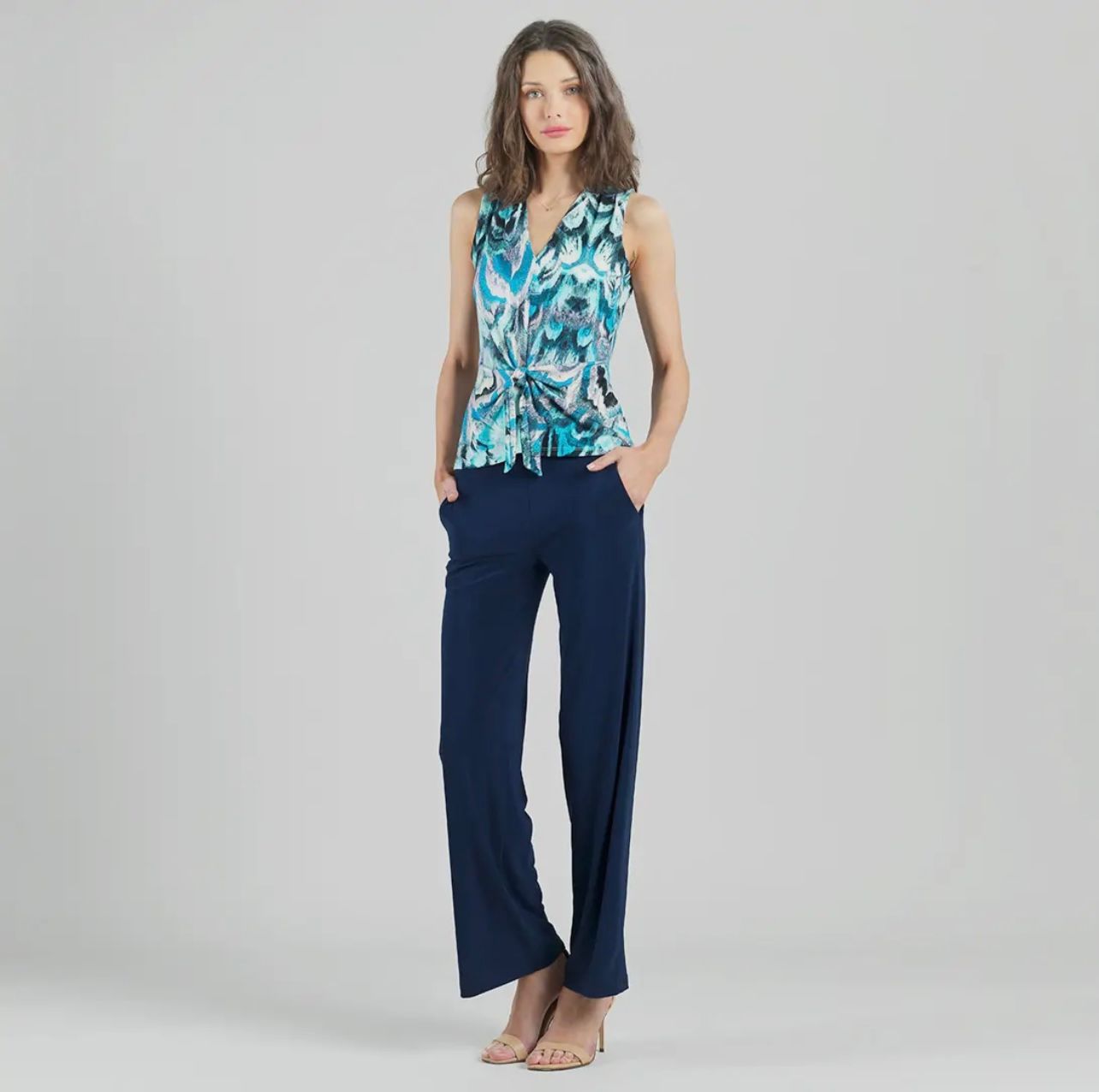 Clara Sun Woo Palazzo Pant, Size: XS, Color: Multi