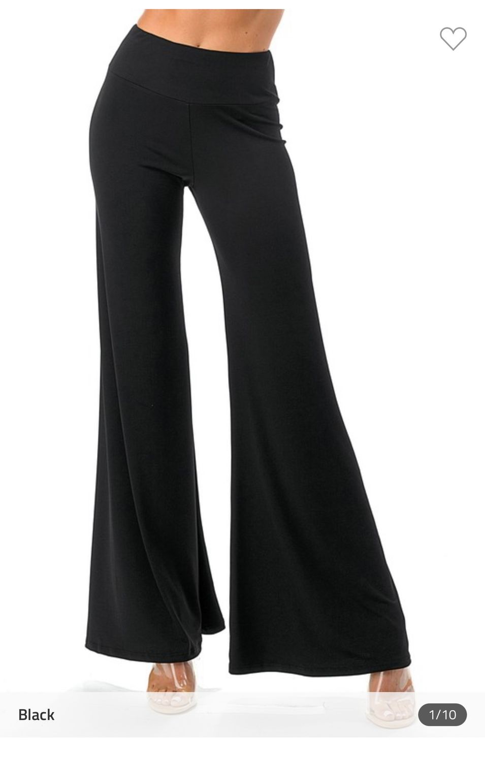 Ariella Palazzo Pants, Color: Black, Size: S