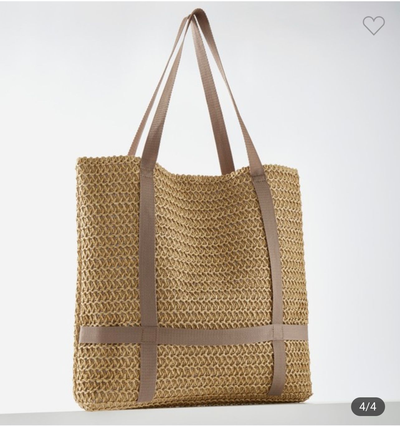 Charlie Paige Straw Tote, Color: Natural