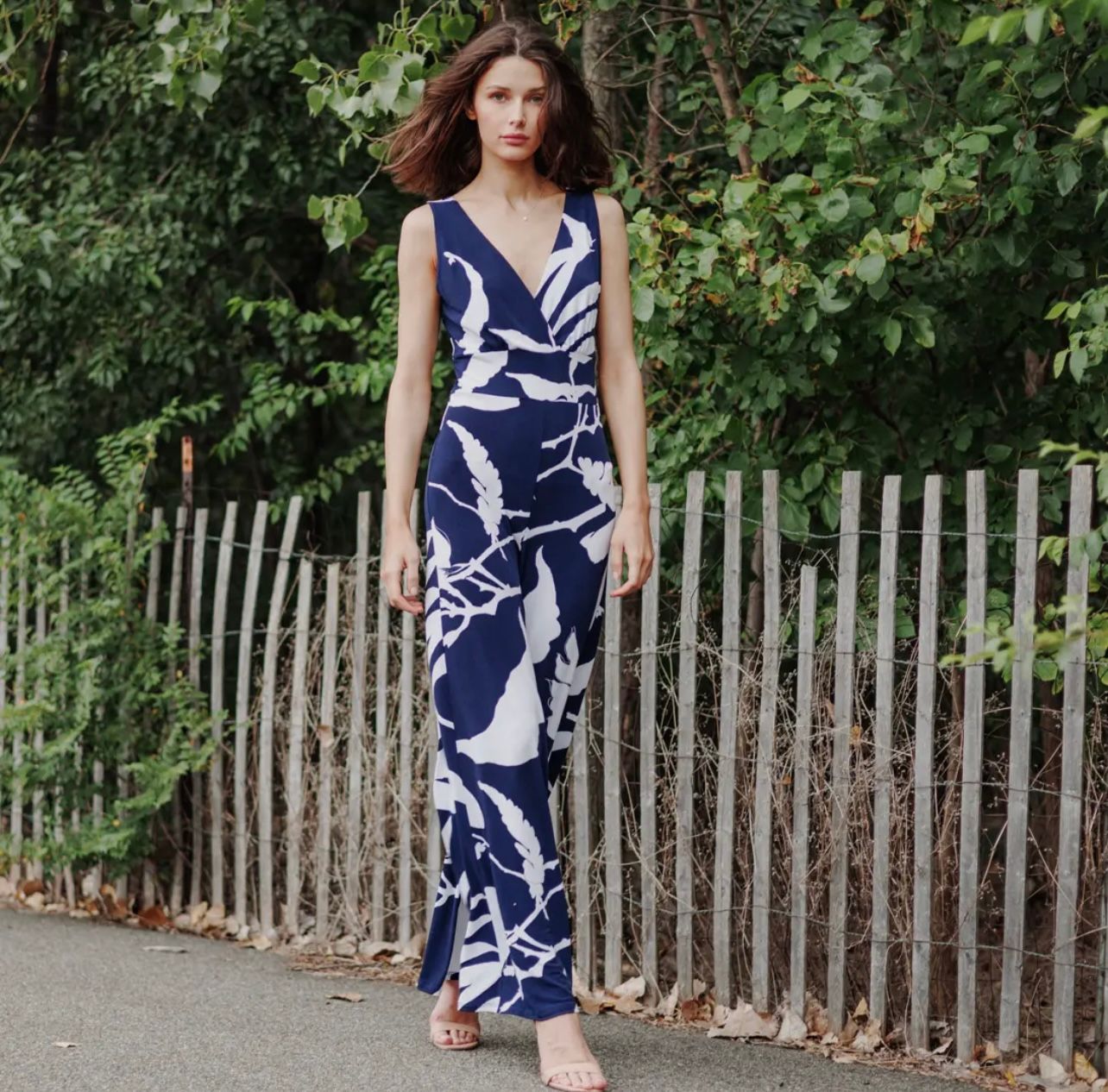 Clara Sun Woo Jumpsuit, Size: XS, Color: Navy/White