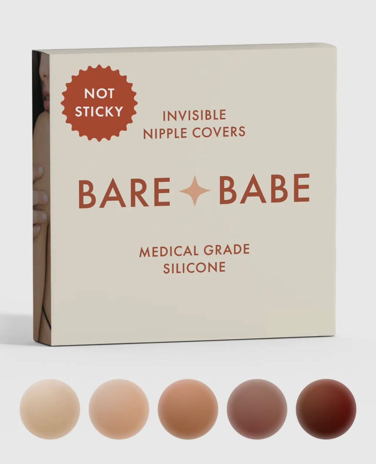 Bare Babe Nipple Covers, Size: One