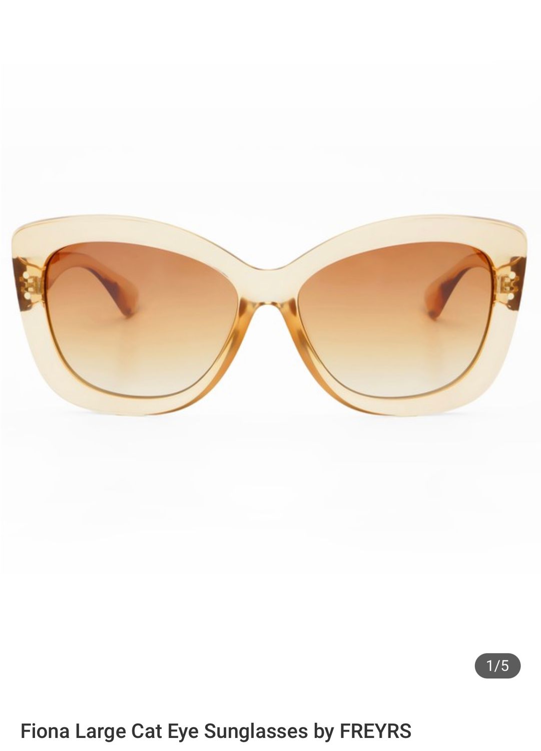 Sunglasses Fiona By Freyrs, Color: Tan