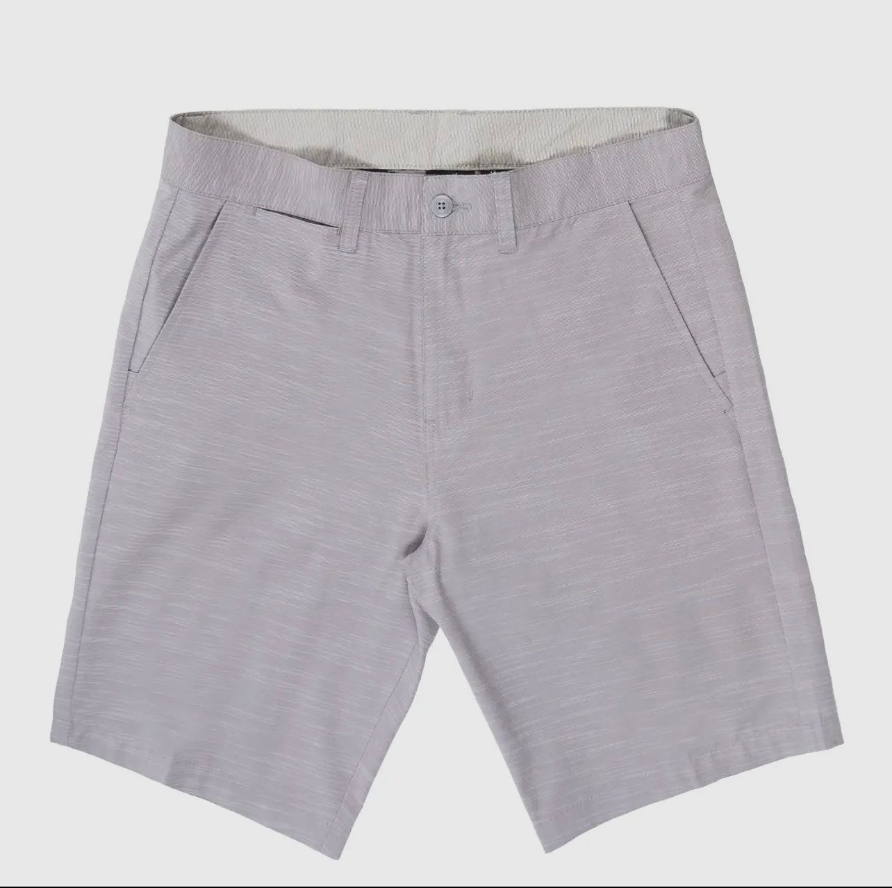 Burnside Hybrid 18&quot; Stretch Short, Color: Grey, Size: 30