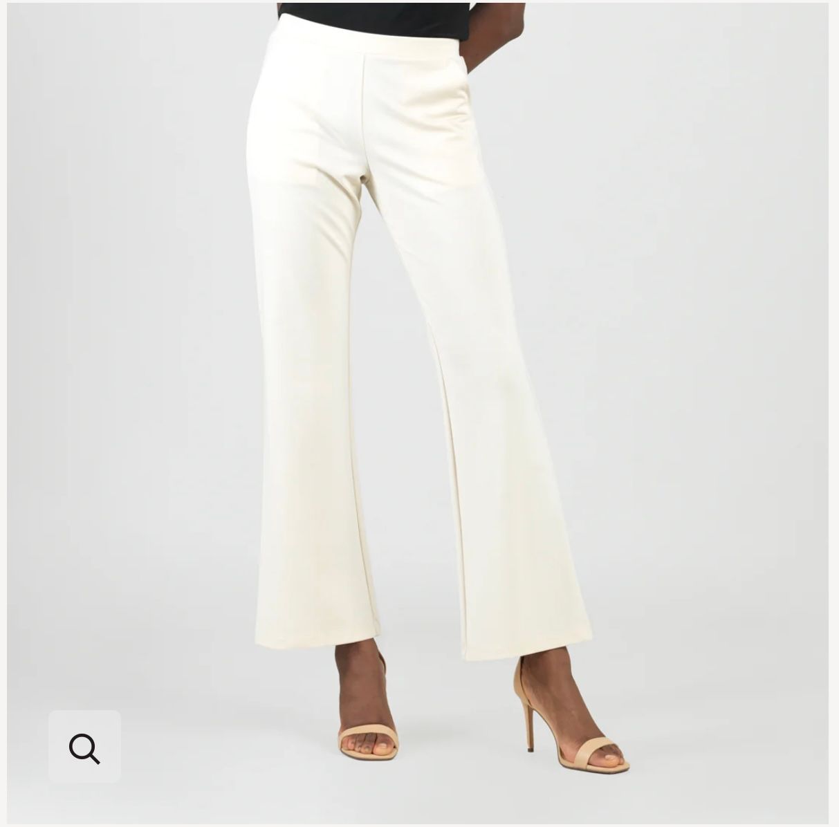 Clara Sun Woo Knit Pull on Pants, Color: Khaki, Size: S