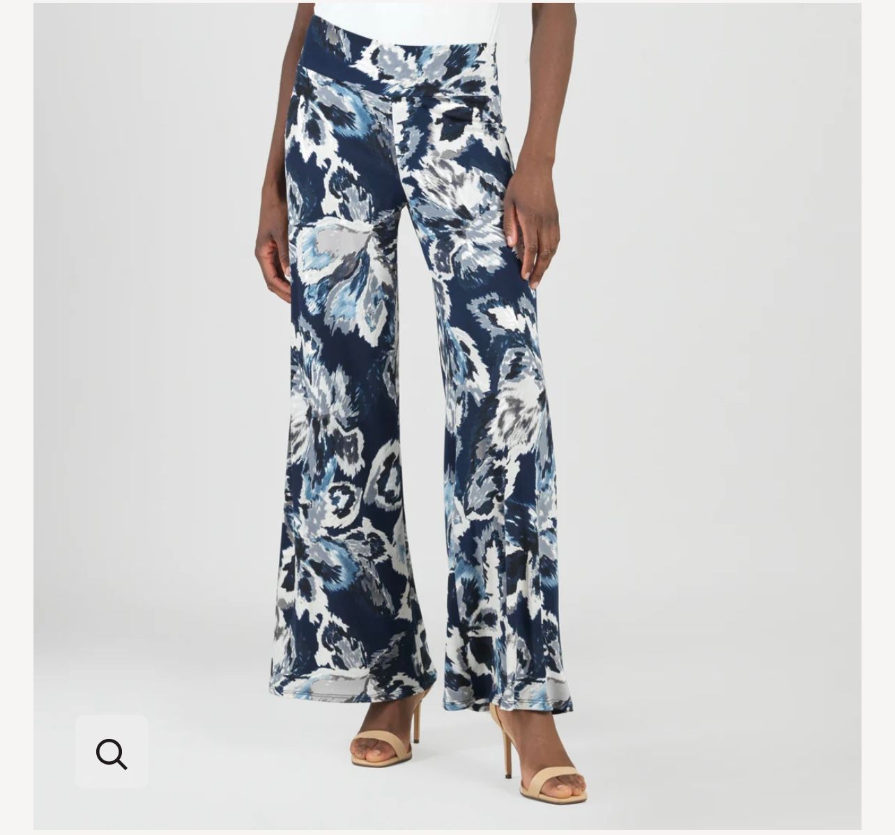 Clara Sun Woo Palazzo Pant, Color: Navy, Size: S