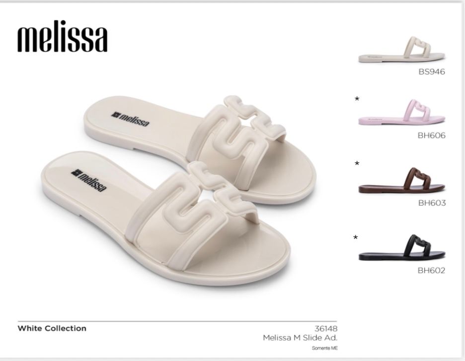 Melissa M Slide, Color: Beige, Size: 6