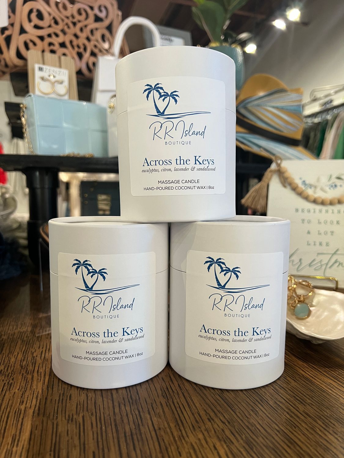 Candle Across the Keys 8 oz , Color: Across Keys