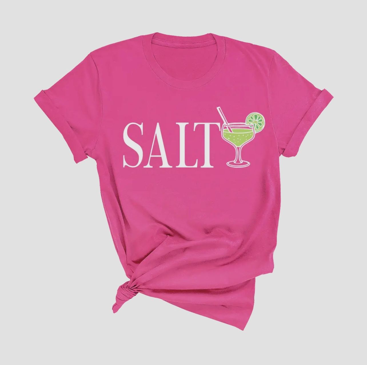 Viv &amp; Lou Feeling Salty , Color: Hot Pink, Size: S
